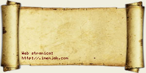 Jana Narančić vizit kartica